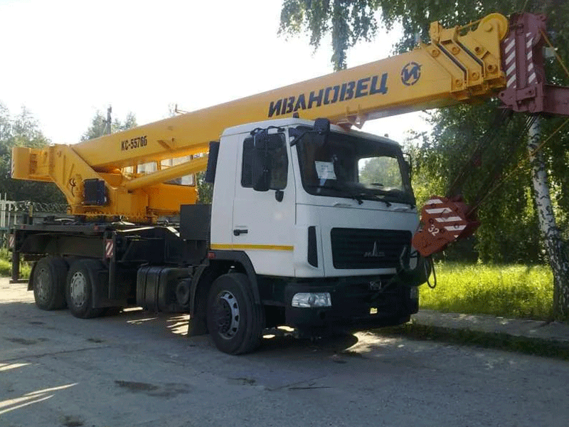 Автокран Маз грузоподъемностью 32 тонны